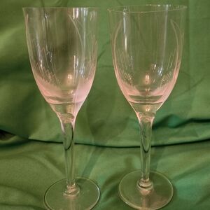 Lalique Angel Champagne Flutes